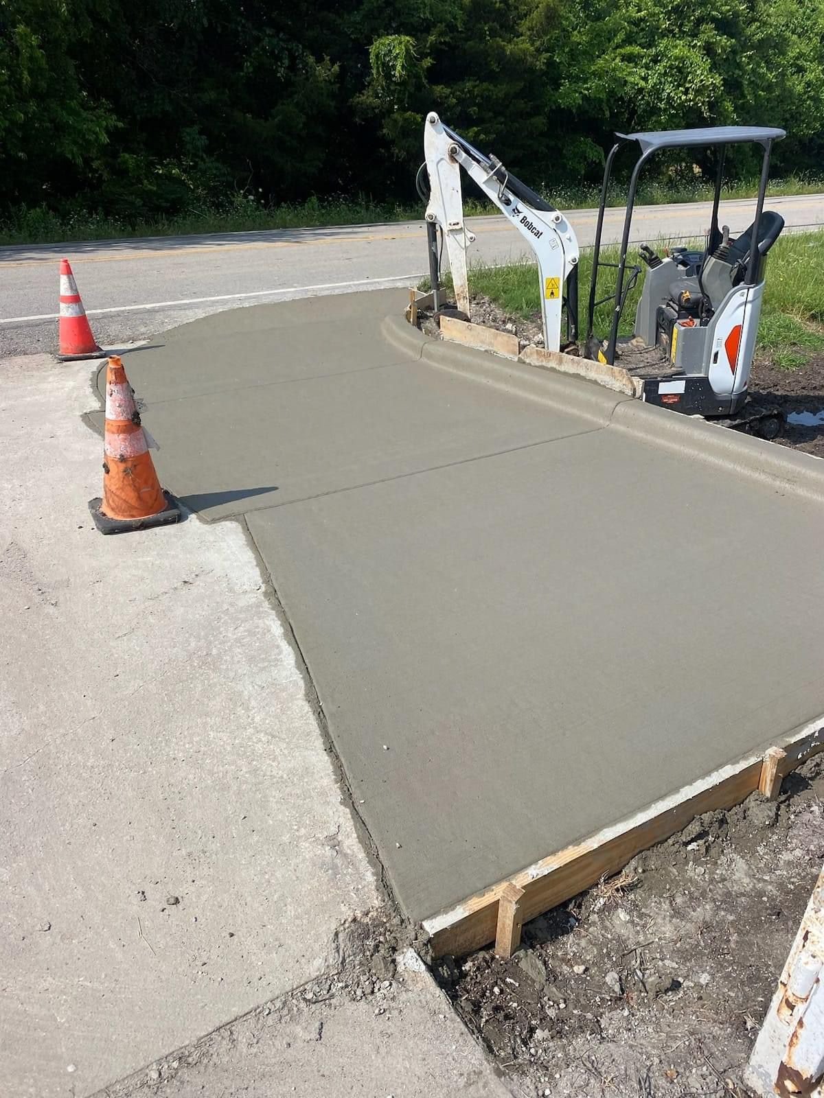 Reinforced Concrete Driveway
